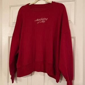 Abercrombie & Fitch “Manifesting A Nap” Lounge Collection Sweatshirt
